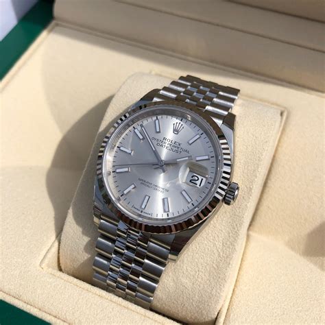 rolex watch sliver|rolex silver watch price.